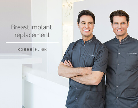 Breast implant replacement Düsseldorf Koebe Klinik 