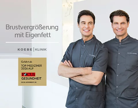 Brustvergrößerung mit Eigenfett Düsseldorf KOEBE KLINIK 