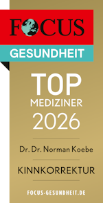 Focus Top Mediziner 2026, Kinnkorrektur, Dr. Dr. Norman Koebe 